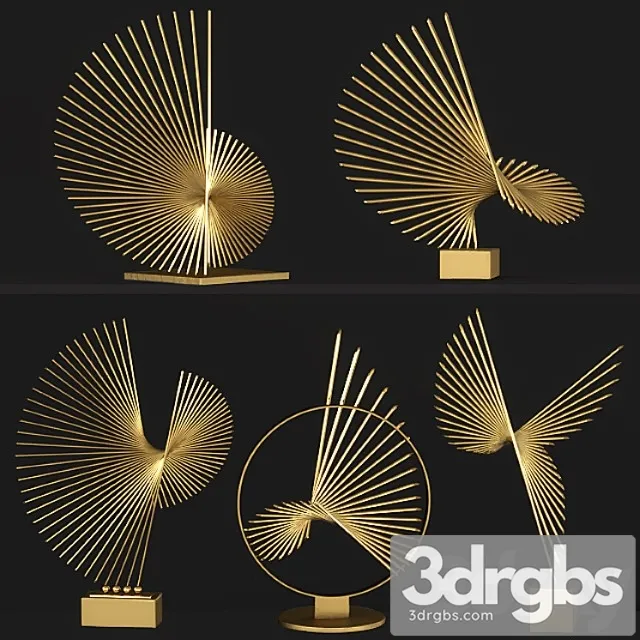 Decorative set spiral 3dsmax Download