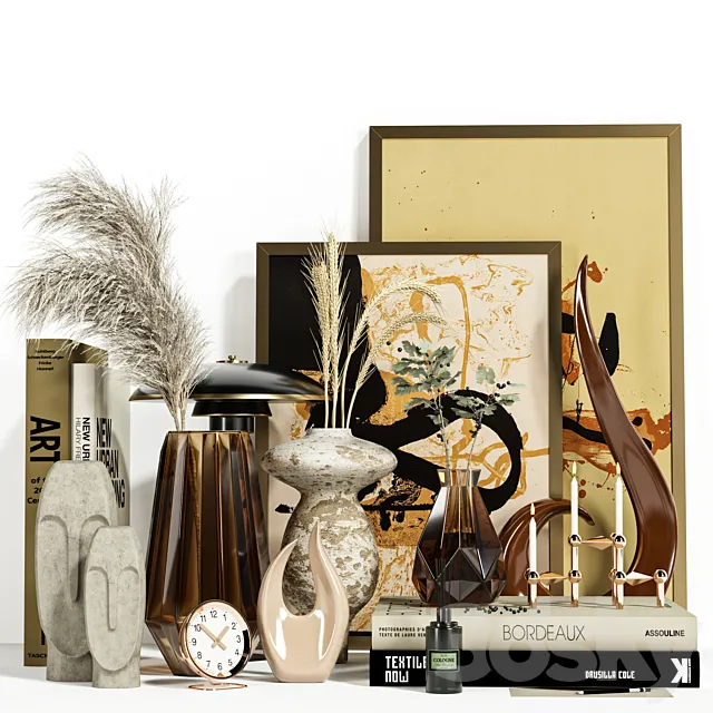 decorative set Vol005 3DS Max Model