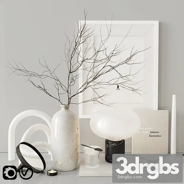 Decorative set White set 3dsmax Download
