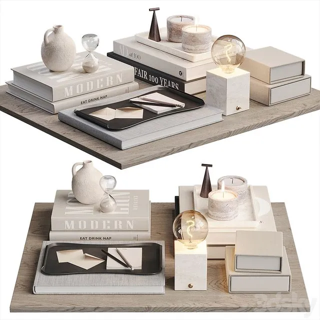 Decorative set ZARA HOME NG2 3dsMax Model