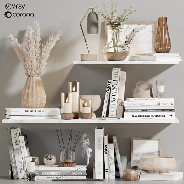 Decorative set01 3ds Max