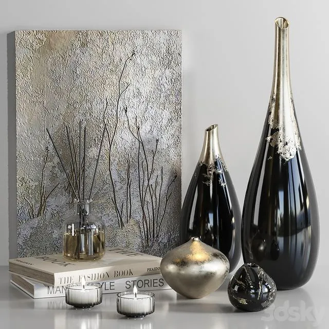 Decorative set09 3dsMax Model