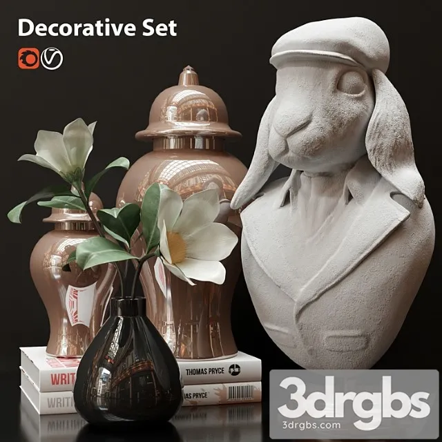 Decorative set_2222_3 3dsmax Download