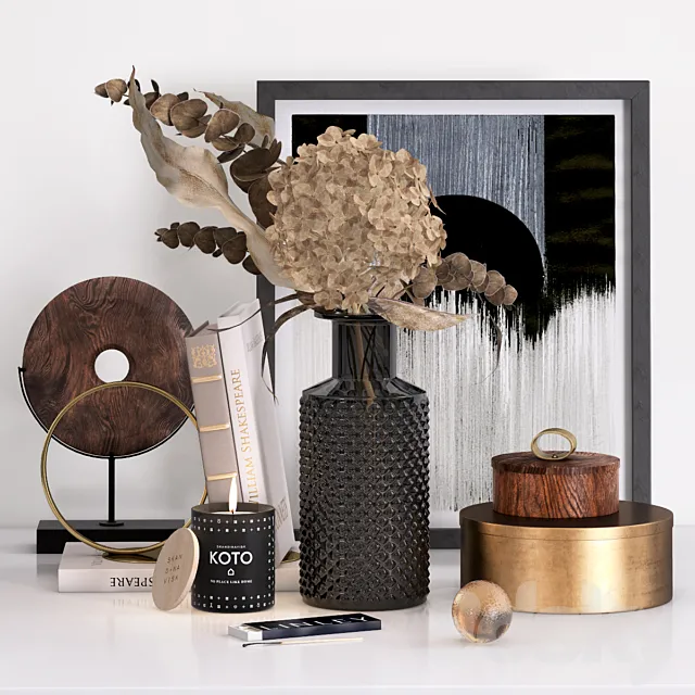 Decorative set_Sonet 3ds Max