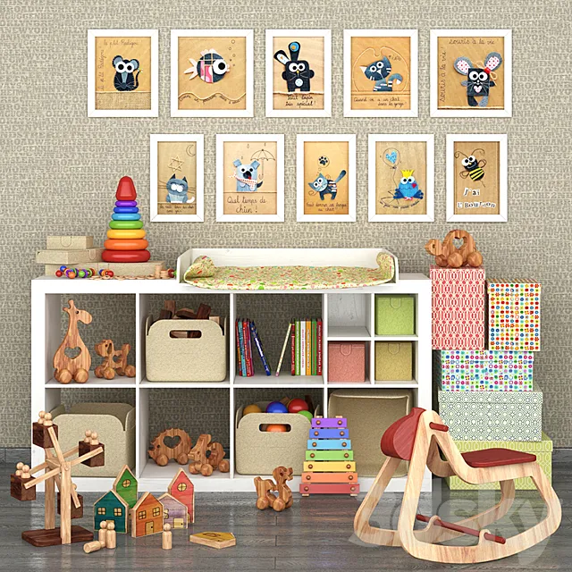 Decorative sets for children ?2 3DSMax File