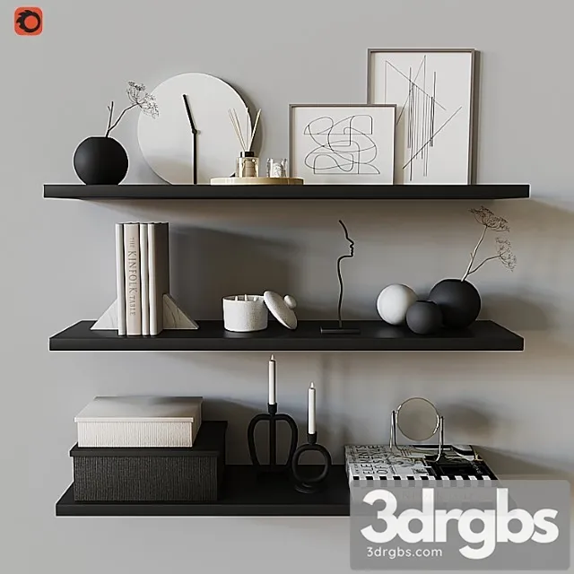 Decorative shelf 03