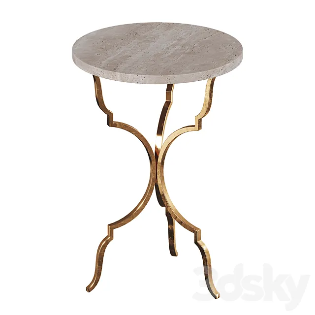 Decorative table 5540-50 Gramercy Home Hooker 3DS Max Model