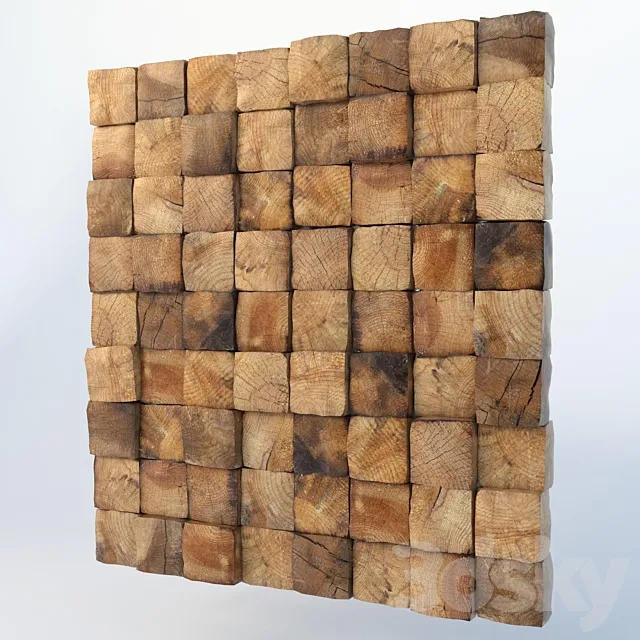 decorative timber 3DSMax File