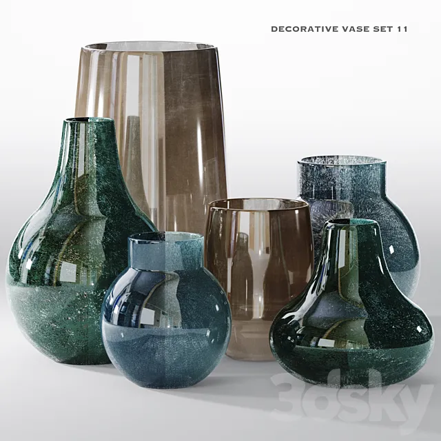 decorative vase 11 3DSMax File