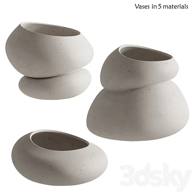 Decorative Vases 01 3ds Max