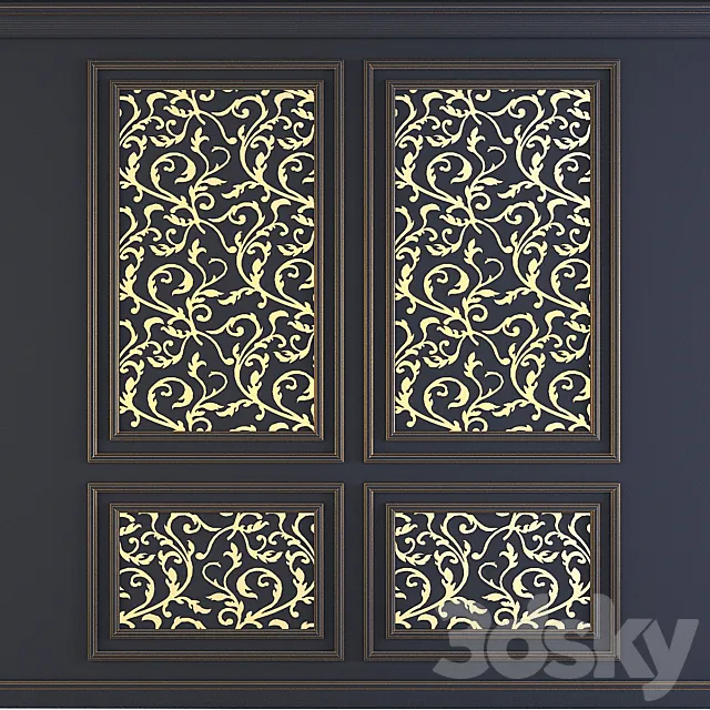 Decorative wall- 3DS Max Model