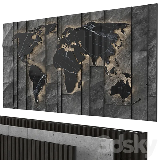 Decorative wall 3DSMax File