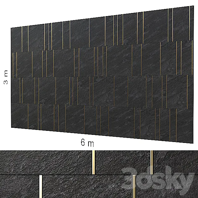 Decorative wall 91. 3DSMax File