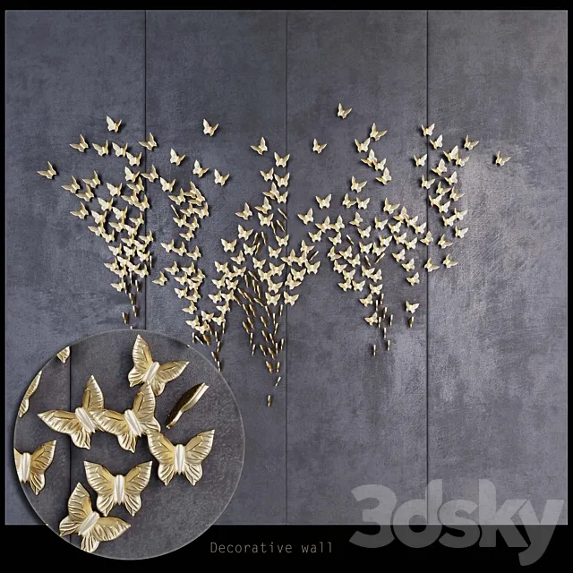 Decorative wall _ PN23 3DS Max Model