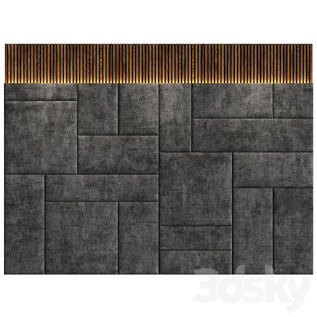 Decorative Wall panel 072 3ds Max