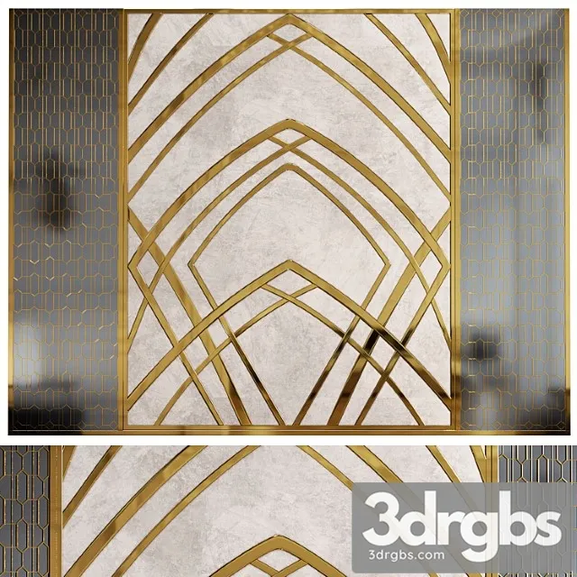 Decorative Wall Panel 136 3dsmax Download