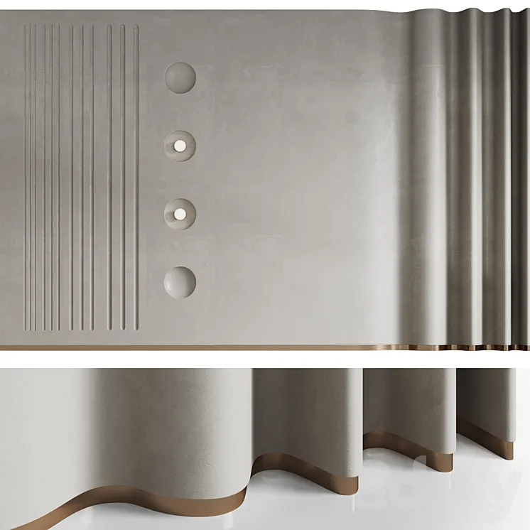 Decorative wall panel ?14 3DS Max