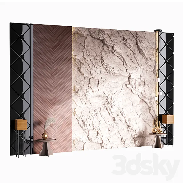 Decorative Wall panel 14 3dsMax Model