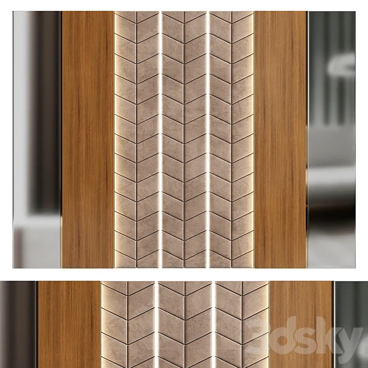 Decorative wall panel ?19 3DS Max