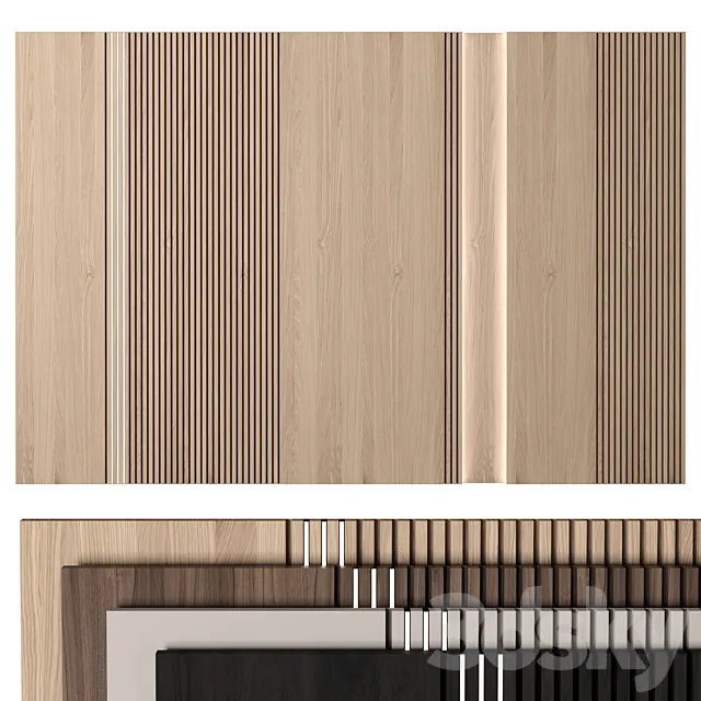 Decorative Wall Panel 3ds Max