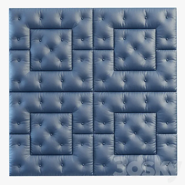 Decorative wall panel 3ds Max