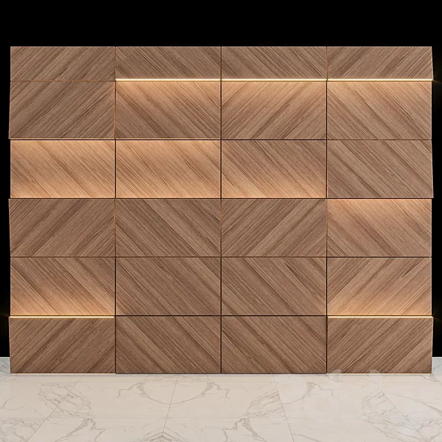 Decorative Wall Panel 3DS Max Model