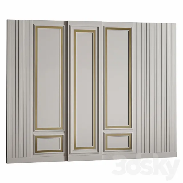 Decorative wall panel №67 3ds Max