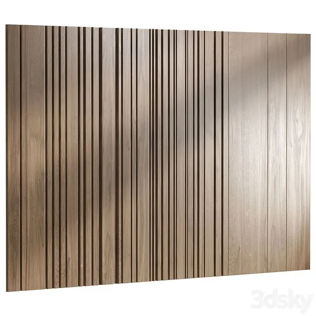 Decorative wall panel N17 3dsMax Model