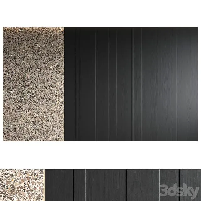 Decorative wall panel No. 2 3dsMax Model
