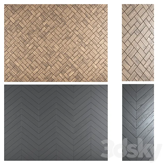 Decorative wall panel No. 3 3DS Max Model