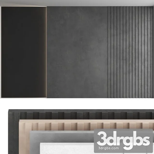 Decorative Wall Panel Set 41 3dsmax Download