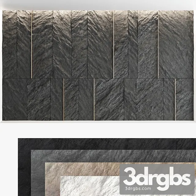 Decorative Wall Panel Set 58 3dsmax Download