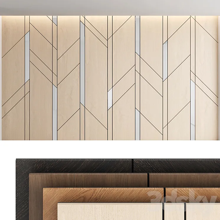 Decorative wall panel_set 11 3DS Max