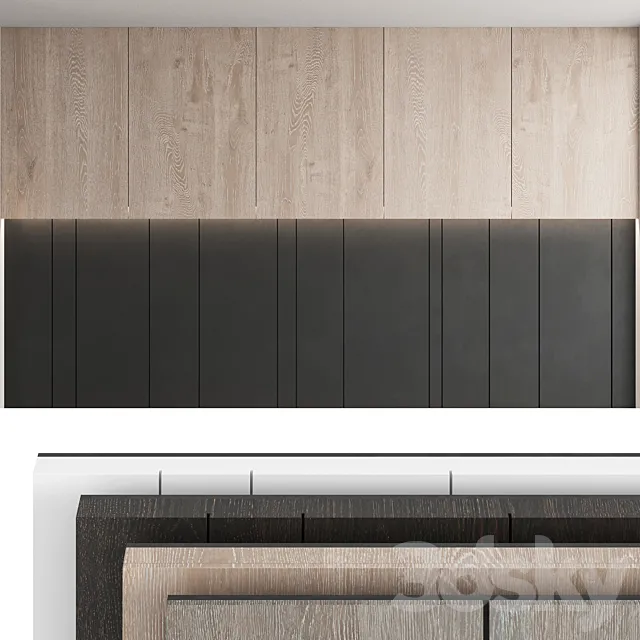 Decorative wall panel_set 19 3ds Max