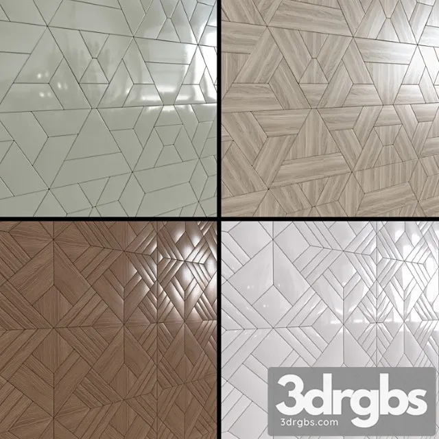 Decorative wall panels 01 3dsmax Download