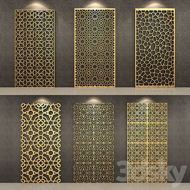 Decorative Wall pattern 3DS Max Model