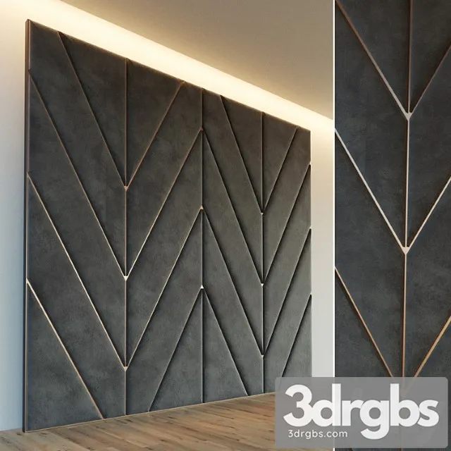Decorative wall. soft panel. 28 3dsmax Download