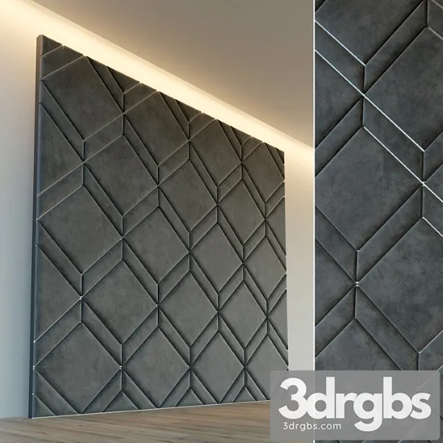 Decorative Wall. Soft Panel 31 3dsmax Download