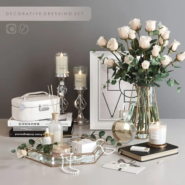 Decorative_Dressing_Set 3dsMax Model