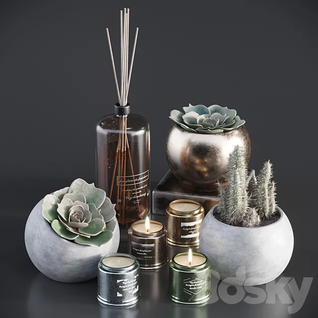 Decorative_set_01 3ds Max