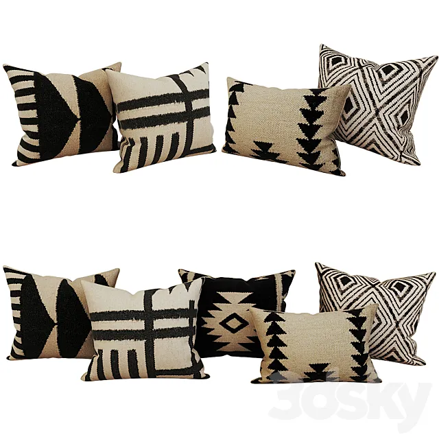 Decorative_set_pillow_17 3DSMax File