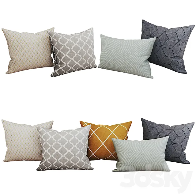 Decorative_set_pillow_27 3ds Max