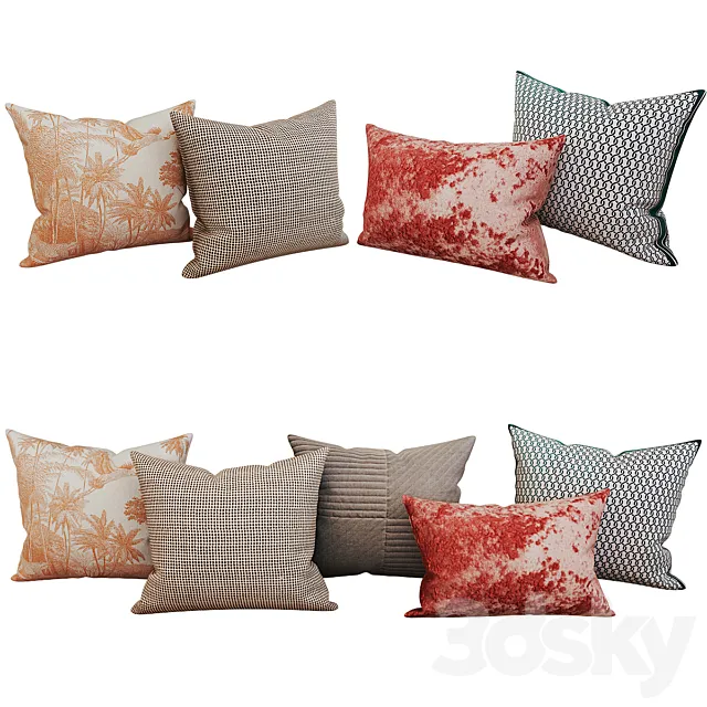 Decorative_set_pillow_31 3ds Max