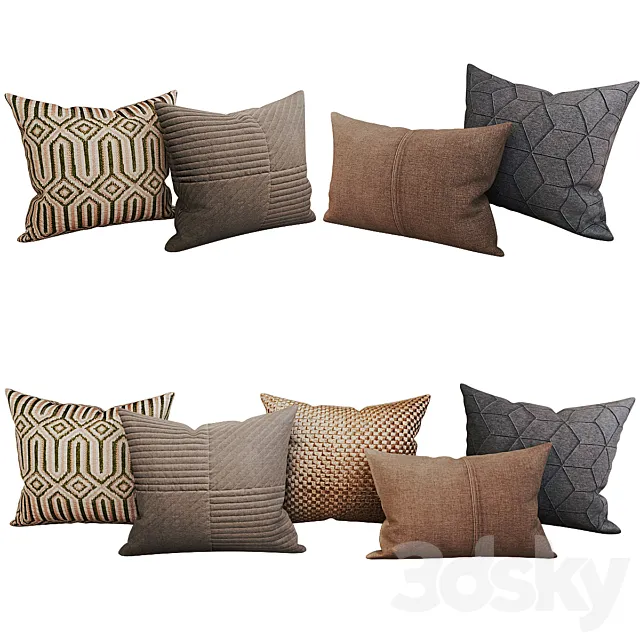 Decorative_set_pillow_35 3ds Max