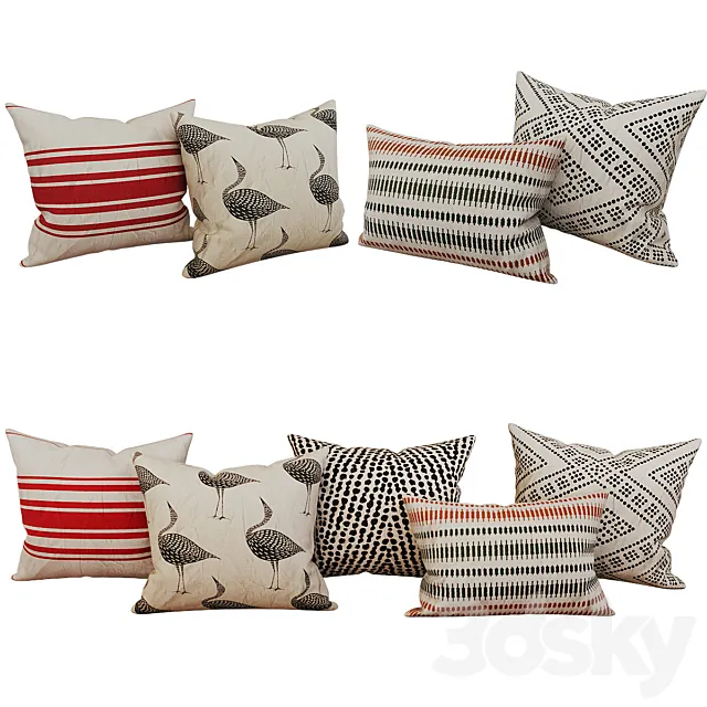 Decorative_set_pillow_40 3DS Max Model