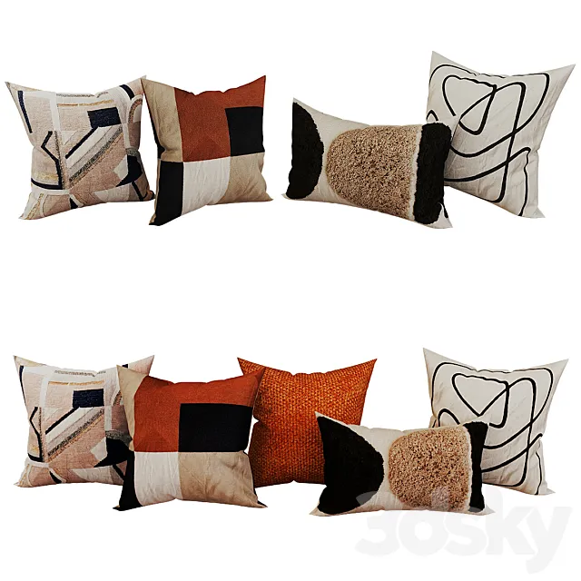 Decorative_set_pillow_48 3DS Max Model