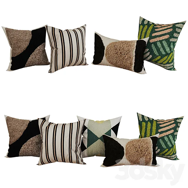 Decorative_set_pillow_50 3DS Max Model