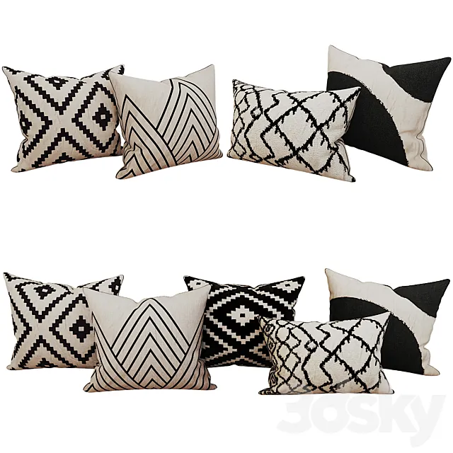 Decorative_set_pillow_8 3DS Max Model