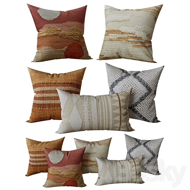 Decorative_set_pillow__13 3DS Max Model