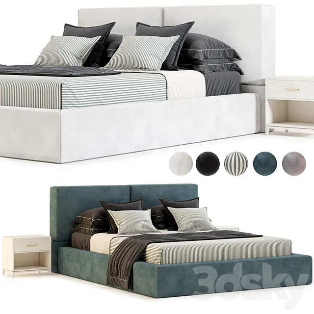 decorfacil Bed 3ds Max